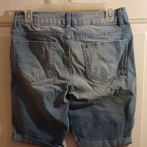 Time and Tru Blue Denim Shorts